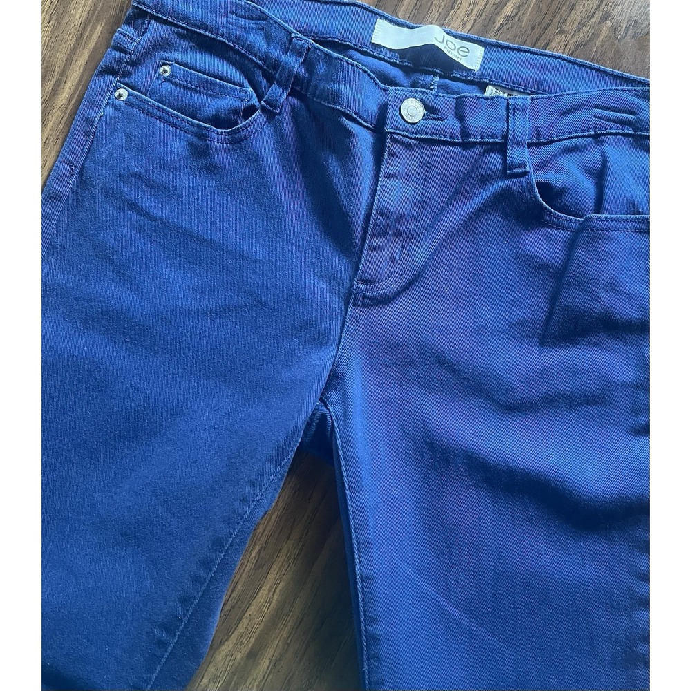 Joe Fresh Slim Jeans Women Size 10 Blue Wash Stretch Denim 24.5" Inseam